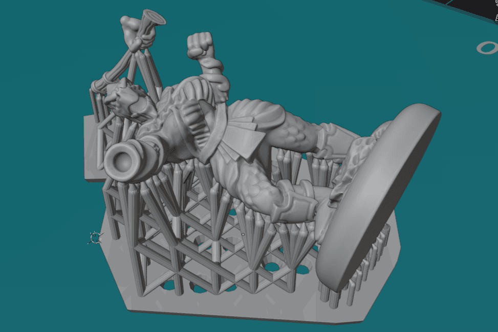 Finished Resin2FDM export ready to be sliced